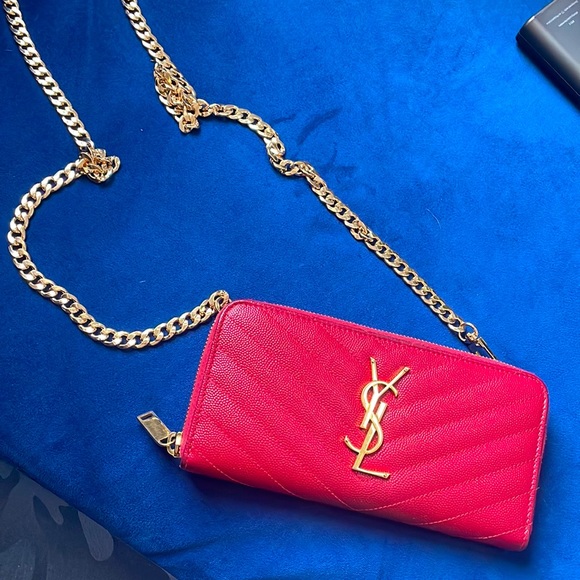 YSL wallet on chain. Yves Saint Laurent - Picture 3 of 8